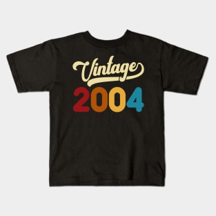 2004 Vintage Gift 16th Birthday Retro Style Kids T-Shirt